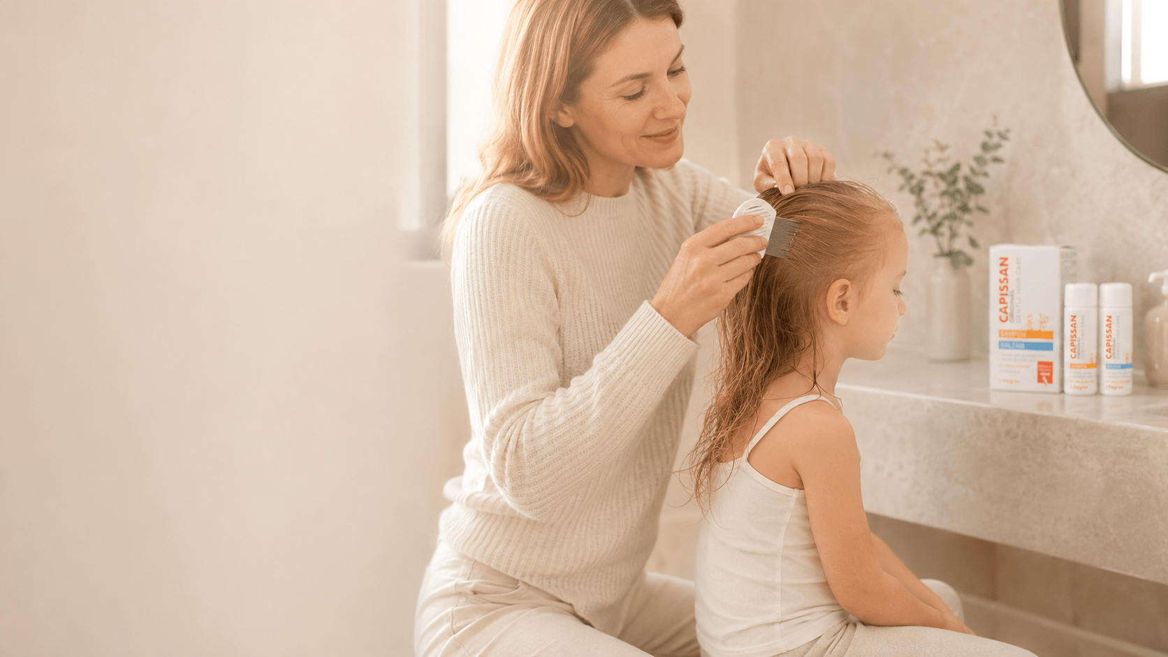 CAPISSAN® ORIGINAL – šampon a balzám s vyčesávacím hřebínkem při výskytu vší